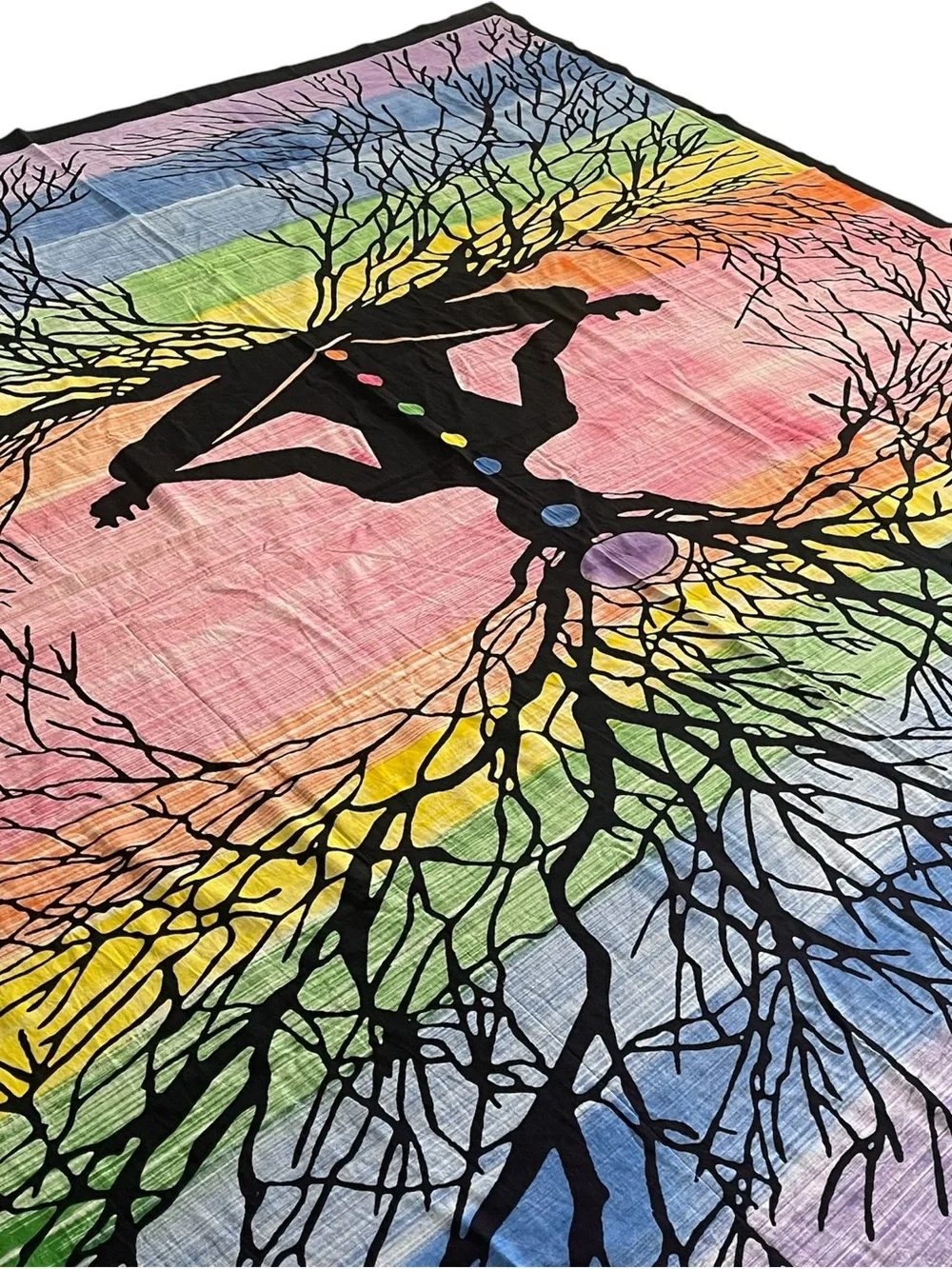 The ThreadHeads Rooted Chakra Meditation Tapestry 89